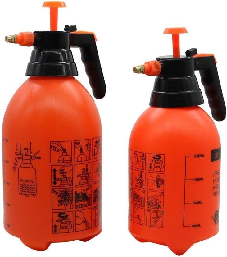 Gardening Watering System Tools 1 Pc 2L And 3L Hand Pressure Sprayer Brass Nozzle Pump Type For Garden Irrigation Gardening Tools And Equipment Mist Nozzle (Color : 2L)