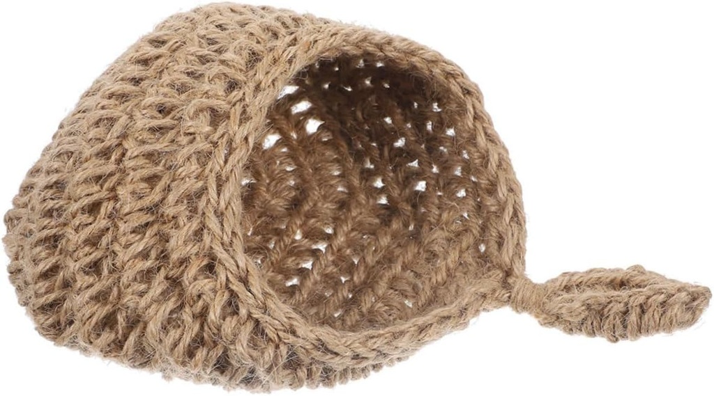 PRETYZOOM Hanging Woven Wall Basket for Kitchen Storage Small Style Rope Holder for Onions Garlic Vegetables and Fruits Space Efficient Home Decor Organizer