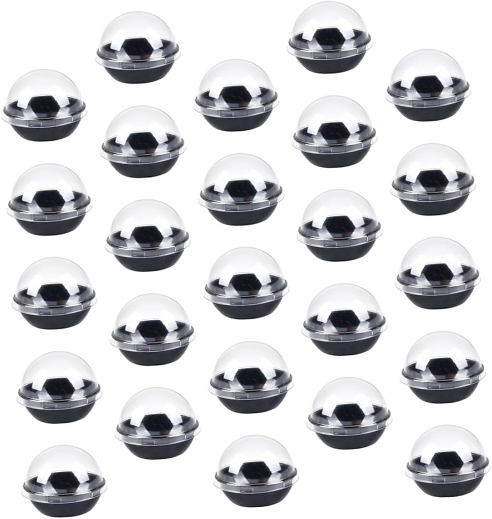 Plastic Dessert Dome Boxes 50 Pack for Bakery Cake Boxes Cookie Packaging Festive Occasions