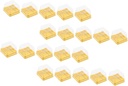 Garneck 150pcs Egg-yolk Puff Cake Box Moon Cake Holder Beautiful Appearance Multipurpose Storage for Moon